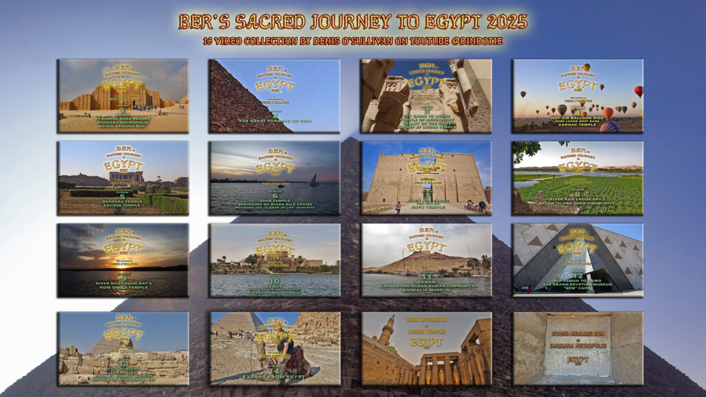 Ber's Sacred Journey to Egypt Video Series 2025