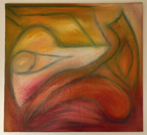 Abstract Oil Painting On Canvas