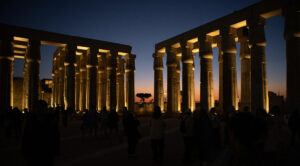 Luxor Temple at Dusk, Egypt