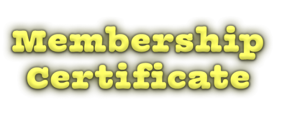 Membership Certificate